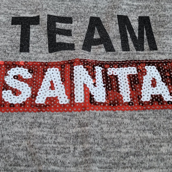 Girl's Team Santa LS shirt - Picture 3 of 3